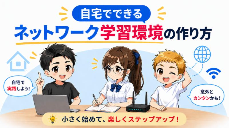 自宅でできるネットワーク学習環境の作り方